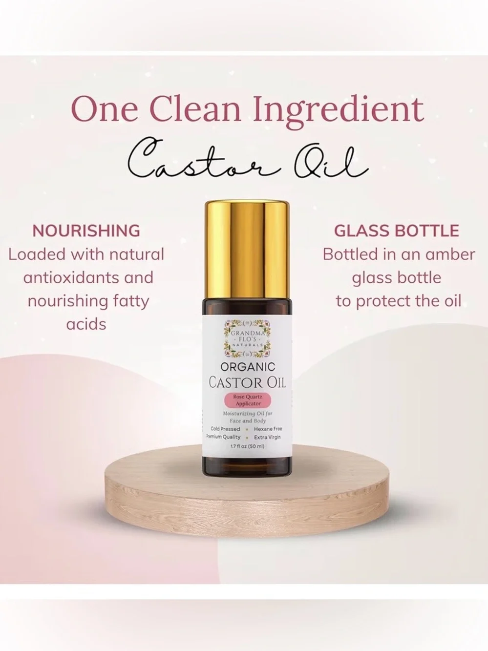 Grandma Flo's Naturals Organic Castor Oil